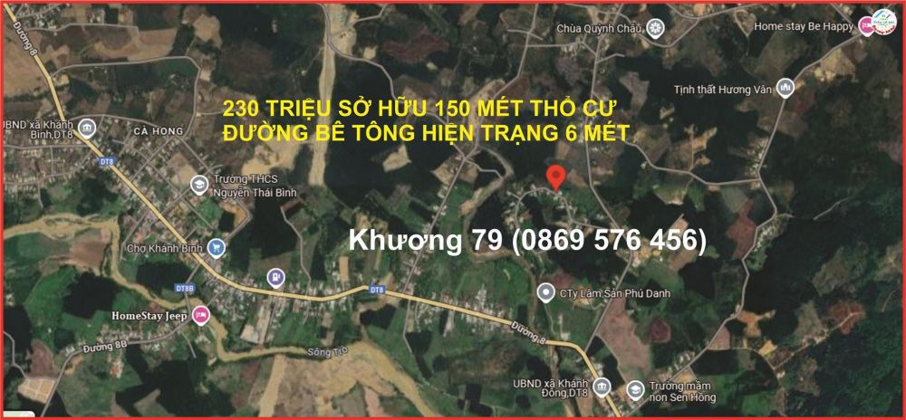 CHỈ 230 TRIỆU CÓ NGAY 150 MÉT ĐẤT Ở TẠI TỈNH KHÁNH HOÀ