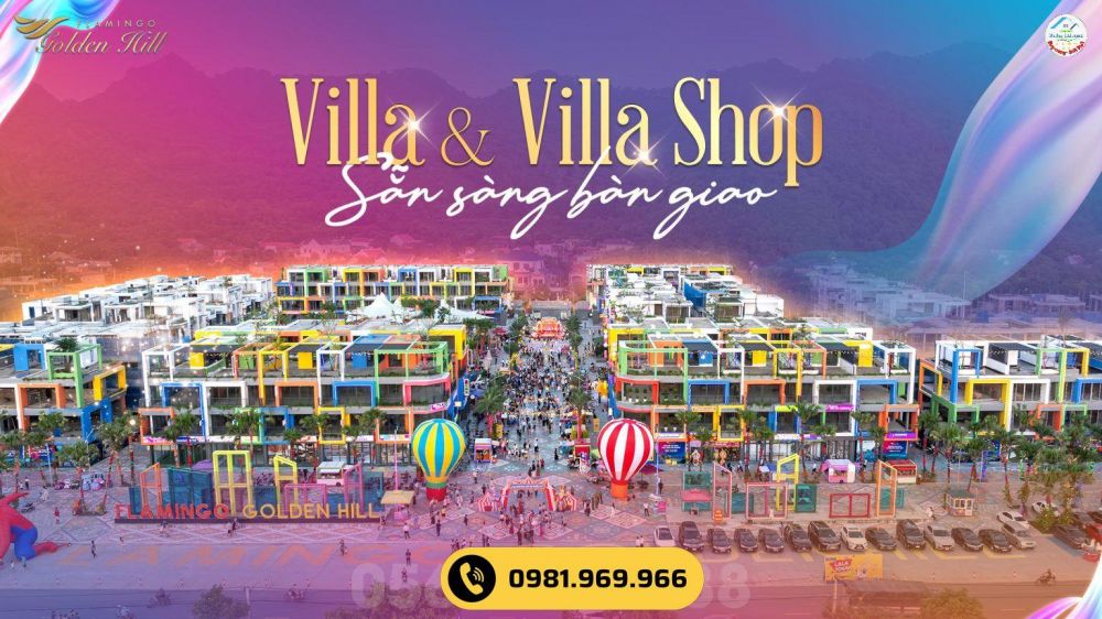 Chỉ 5,8tỷ sở hữu VillaShop Flamingo Golden Hill Hà Nam, mặt QL21A & đường bộ song hành 6