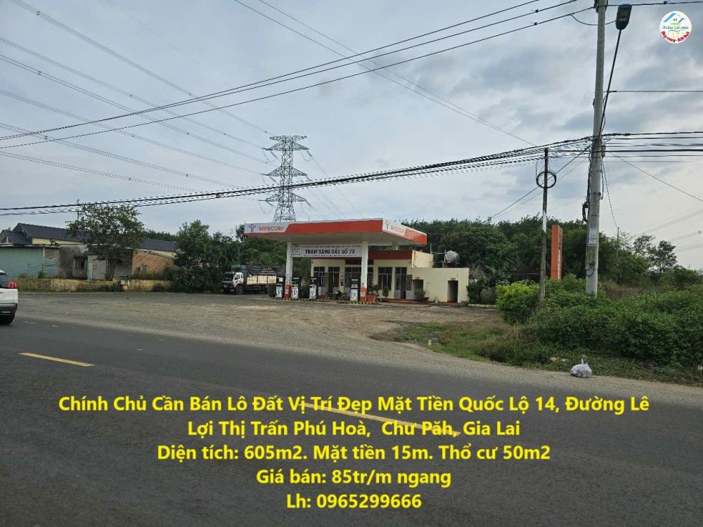 Chính Chủ Cần Bán Lô Đất Vị Trí Đẹp Mặt Tiền Quốc Lộ 14, Đường Lê Lợi Thị Trấn Phú Hoà,