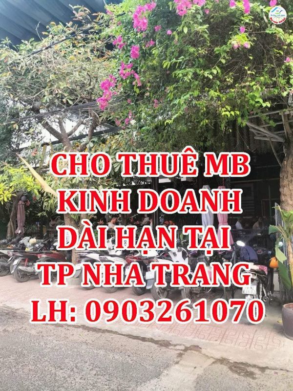 CHO THUÊ MB KINH DOANH DÀI HẠN tại thành phố Nha Trang.