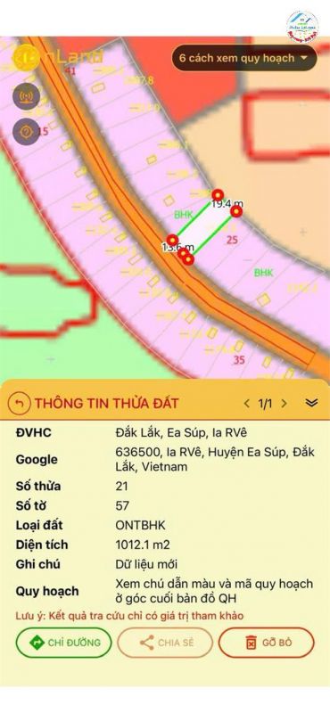 ĐẤT CHÍNH CHỦ - GIÁ TỐT - Cần Bán Nhanh Lô Đất Mặt Tiền QL 14C, Xã Ia RVê, Ea Súp, Đăk Lăk