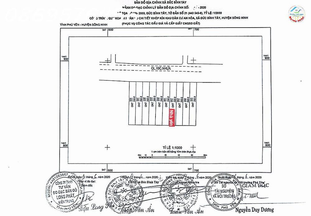 ĐẤT NỀN ĐẦU GIÁ MẶT TIỀN QL19C, ĐỨC BÌNH TÂY, SÔNG HINH, PHÚ YÊN