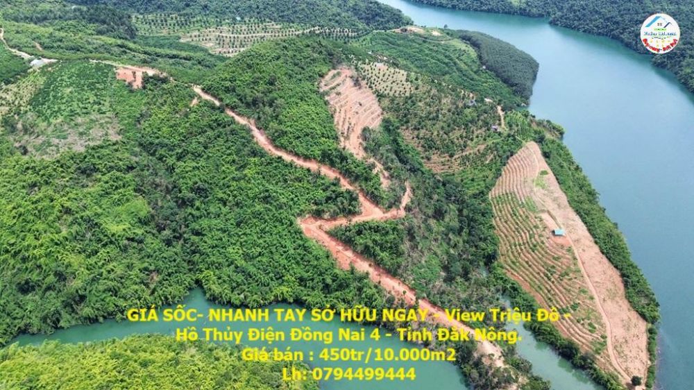 GIÁ SỐC- NHANH TAY SỞ HỮU NGAY - View Triệu Đô - Hồ Thủy Điện Đồng Nai 4 - Tỉnh Đắk Nông.