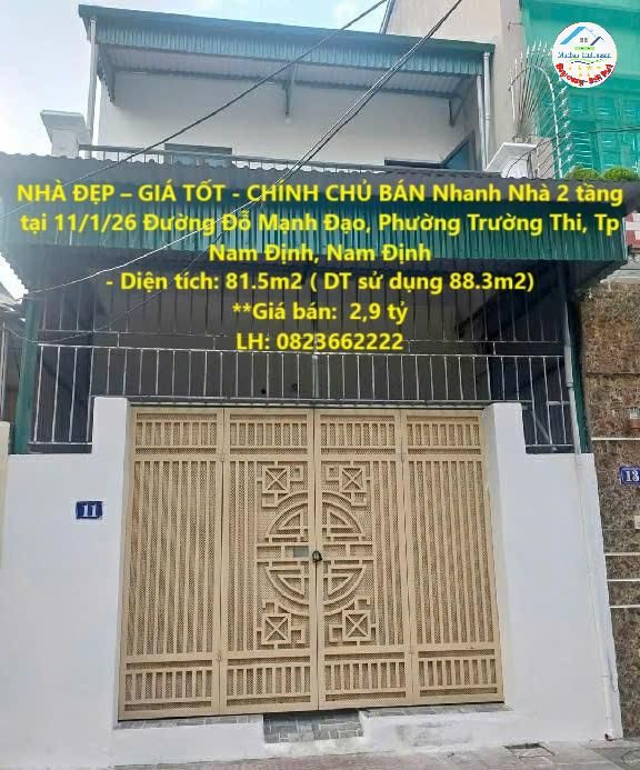 NHÀ ĐẸP – GIÁ TỐT - CHÍNH CHỦ BÁN Nhanh Nhà 2 tầng tại Đường nhánh KĐT Bãi Viên