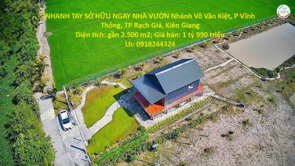 NHANH TAY SỞ HỮU NGAY NHÀ VƯỜN Nhánh Võ Văn Kiệt, P Vĩnh Thông, TP Rạch Giá, Kiên Giang