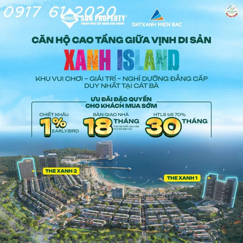 Những lí do cần phải sở hữu Xanh Island “Vịnh trung tâm Cát Bà” ngay bây giờ