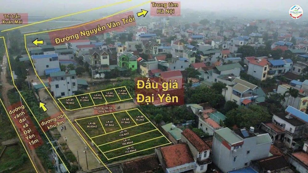 Ra hàng ĐẤU GIÁ ĐẠI YÊN - VỈA HÈ -Phân Lô - Chỉ nhỉnh 2 tỷ